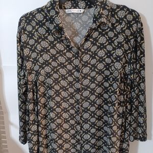 Zara Womens Blouse top size medium